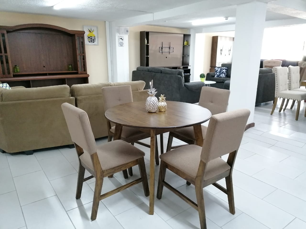 Comedor Doval 4 Sillas Madera