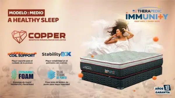 Camas Therapedic Immunity Medio - Imagen 11