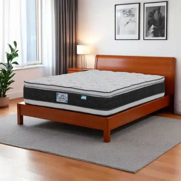 Camas y Colchones  Olympia Renova Comfort, el set incluye Colchón + Base + Cabecera y Almohadas Gratis - COMBO - Imagen 7