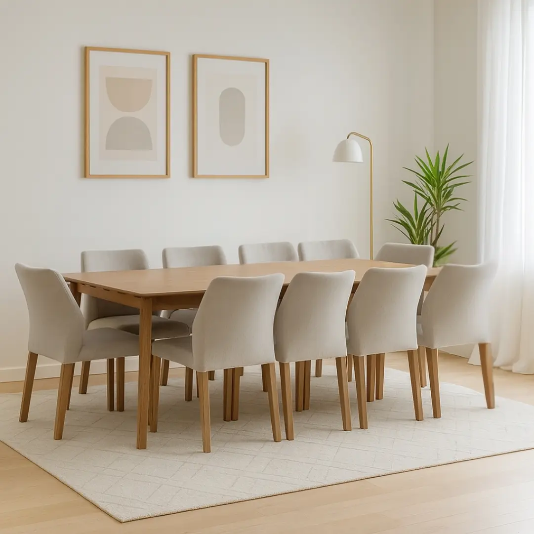 Comedor Turco Pura Madera 10 Sillas