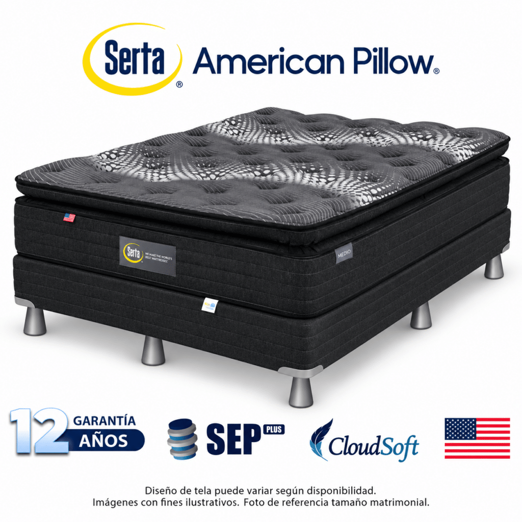Cama Serta Edición Especial American Pillow en Guatemala - El Ofertero