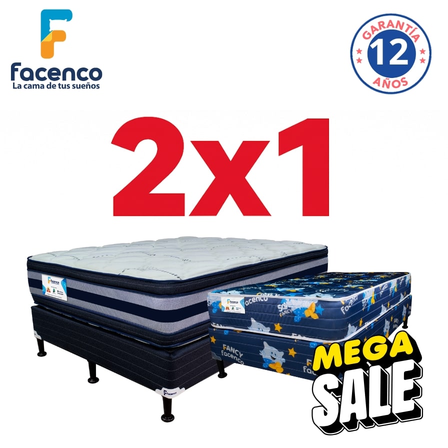 Camas y Colchones Facenco Energy  Doble Soft