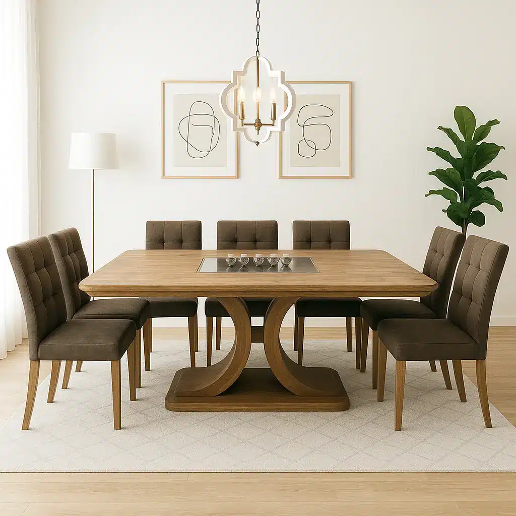 Comedor Antony 8 Sillas  "Pura Madera"