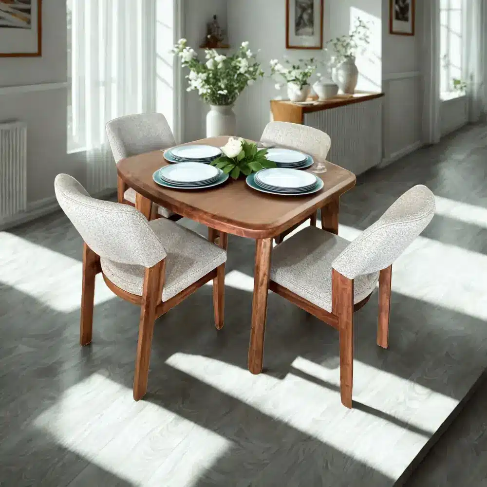 Comedor  Houston 4 Sillas "Pura Madera"