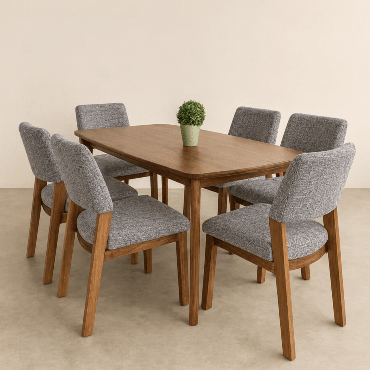Comedor Houston 6 Sillas  "Pura Madera"