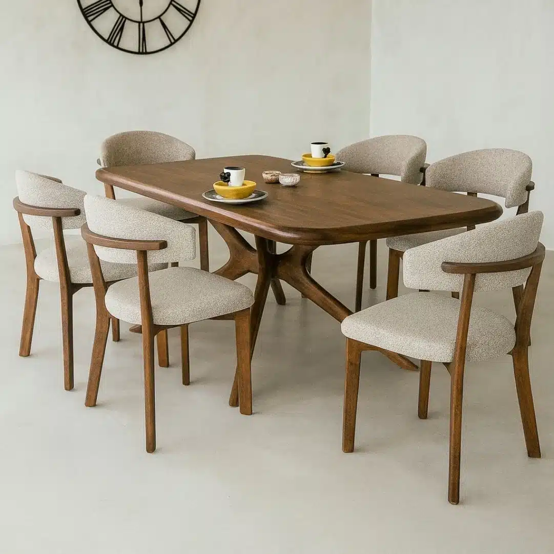 Comedor Segovia 6 Sillas  "Pura Madera"