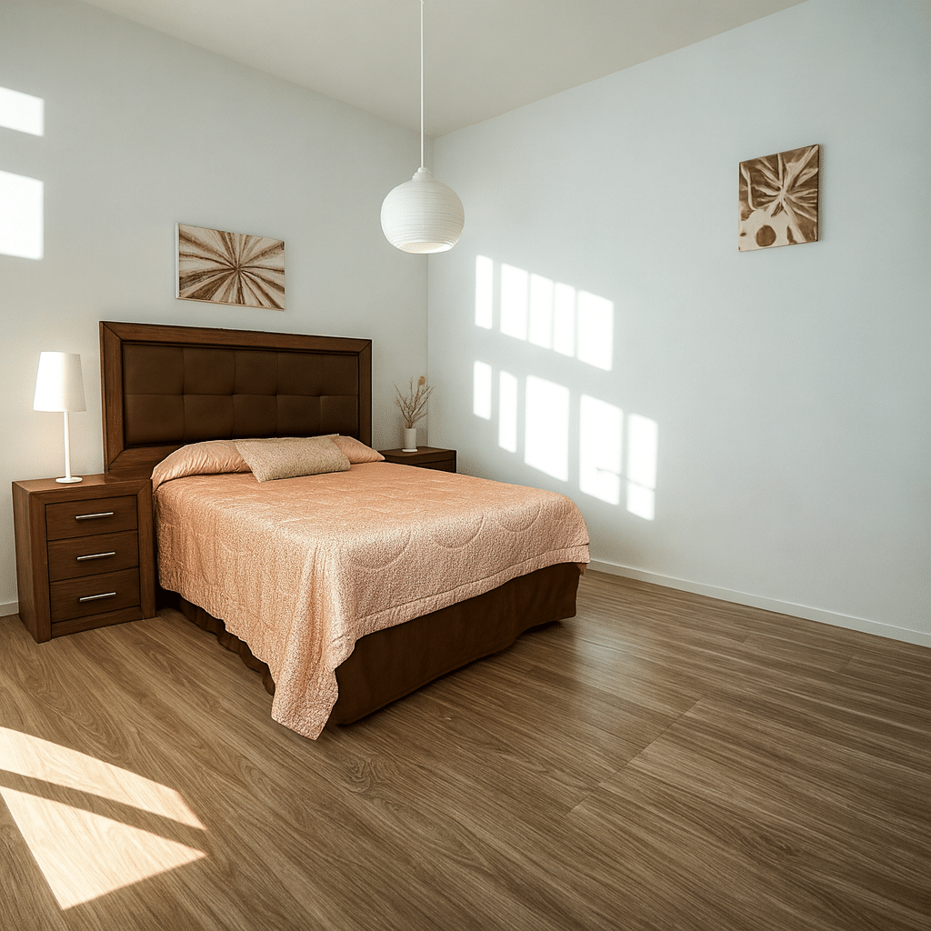 Respaldo con Mesas de Noche Arkadia