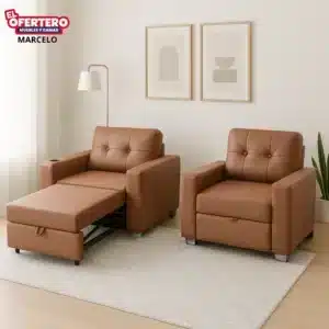 Sillón Cama Marcelo Respaldo Abatible